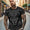 UD FABRIC Vintage Animal T Shirt for Men/Summer Short Sleeve Holiday T-Shirts Loose Clothing O-Neck Pullover/Lion Printed Attractive T Shirt (in, Alpha, L, Regular, Grey) - UD FABRIC - Unique Style Unique Design