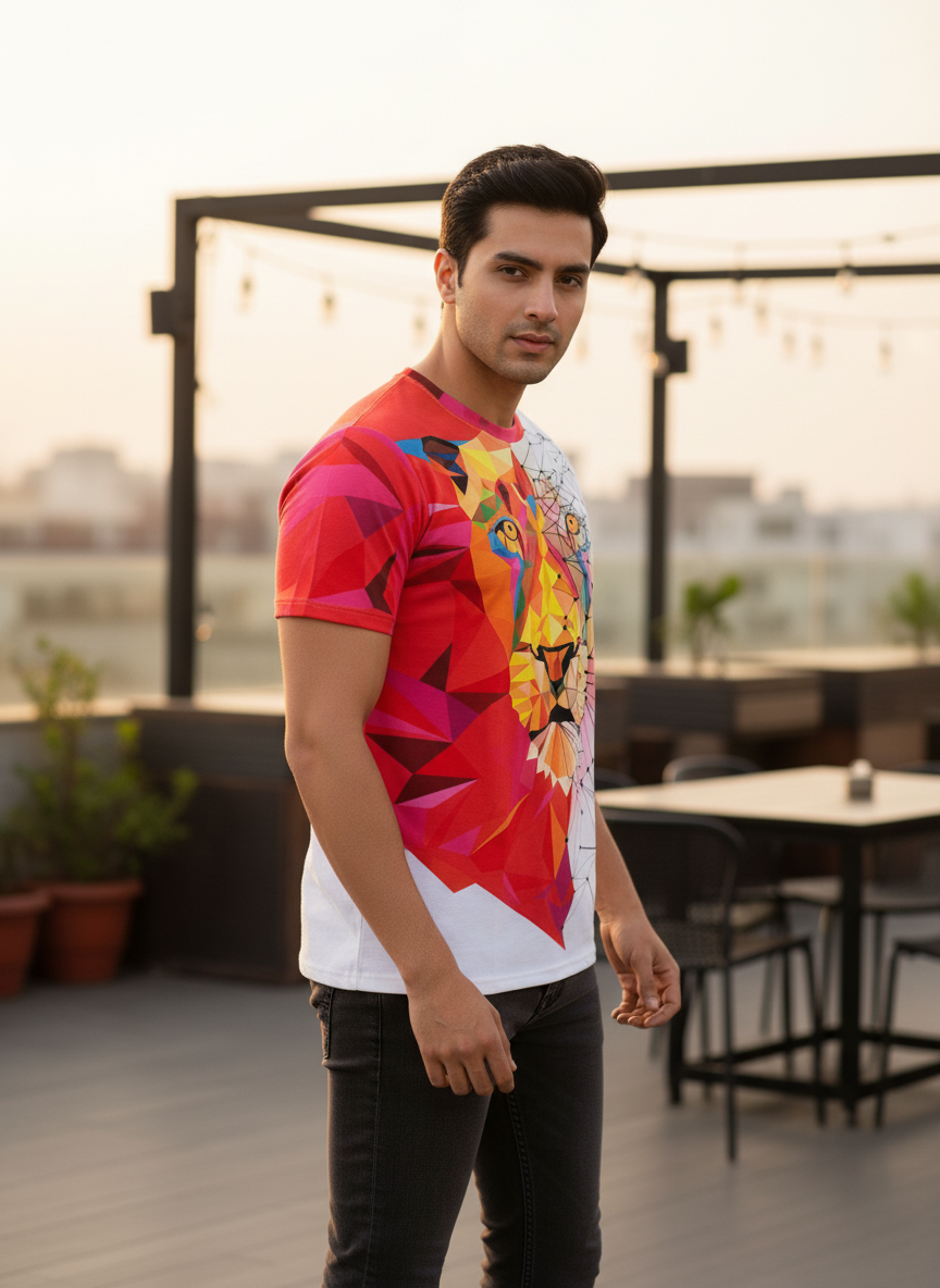 Lion text shirts print a t-shirt - t shirts to print Lion Face