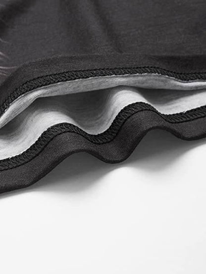 3d Black Lio Tshirt - UD FABRIC - Unique Style Unique Design