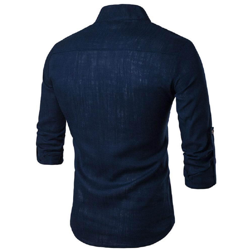 UDFABRIC Solid Cotton Casual Short Kurta For Men's - Maroon - UD FABRIC - Unique Style Unique Design