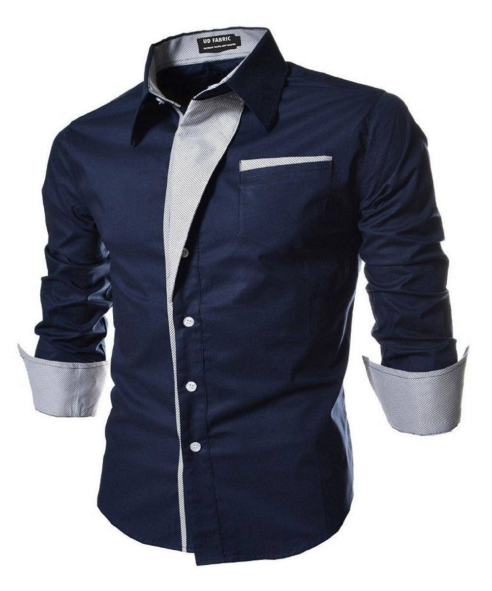 UDFABRIC Party-wear Shirt for Men's - Blue - UD FABRIC - Your Style our Design