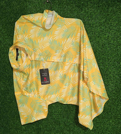 White Casual Lycra Floral Printed Shirt for Men - UD FABRIC - Unique Style Unique Design