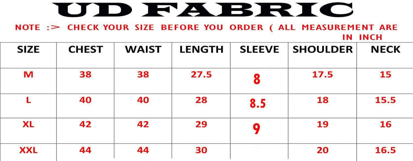 Men's Short Sleeve Striped Printed Multi Color T-Shirts - UD FABRIC - Unique Style Unique Design