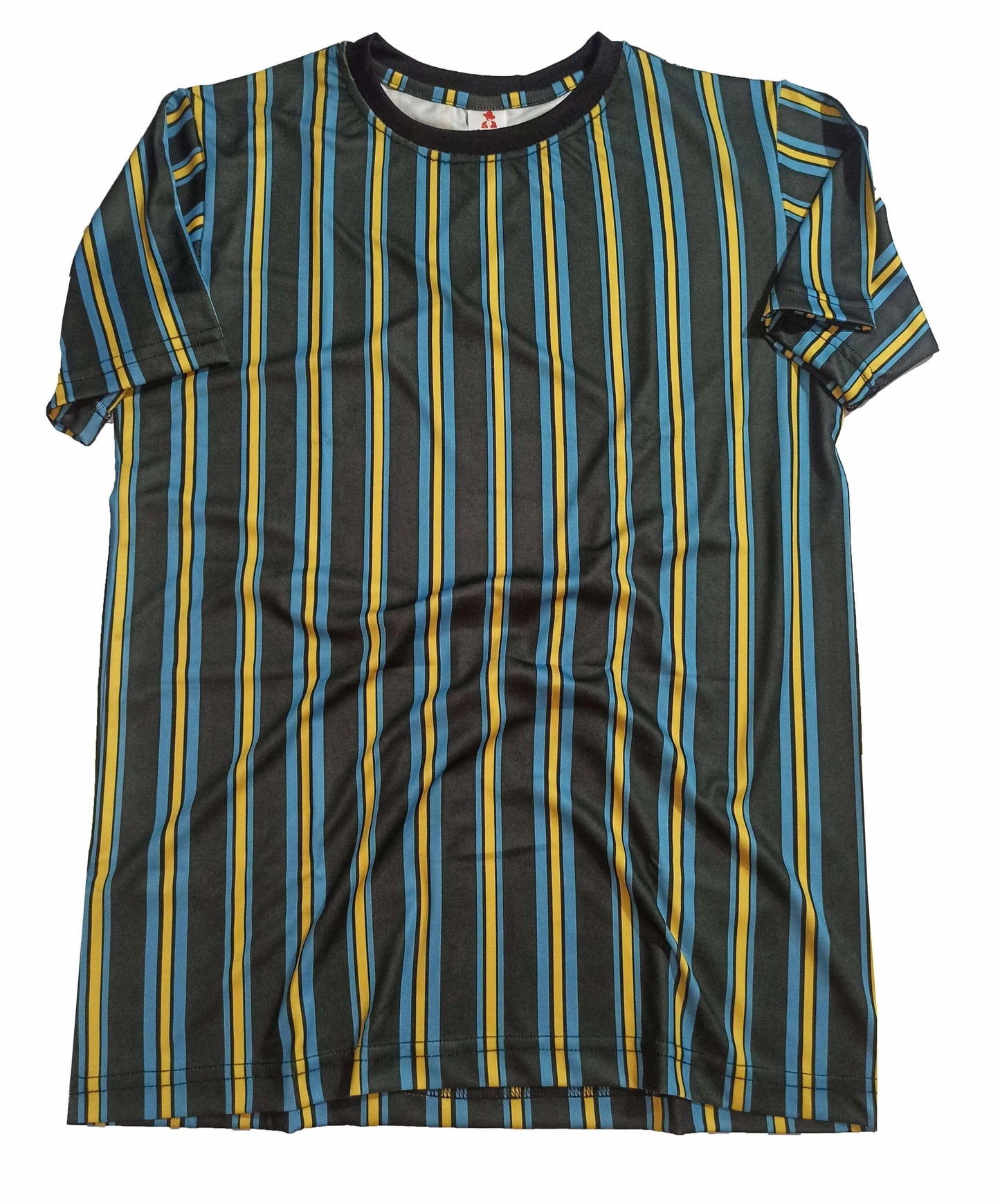 Men's Short Sleeve Striped Printed Multi Color T-Shirts - UD FABRIC - Unique Style Unique Design