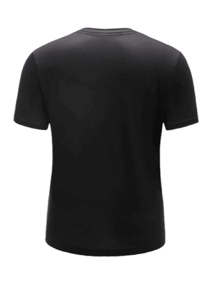 Combo - Pack of - 2 Lion T-shirt Men's Casual Street Style Stretch Round Neck Tee Shirt For Summer. White - Black - UD FABRIC - Unique Style Unique Design