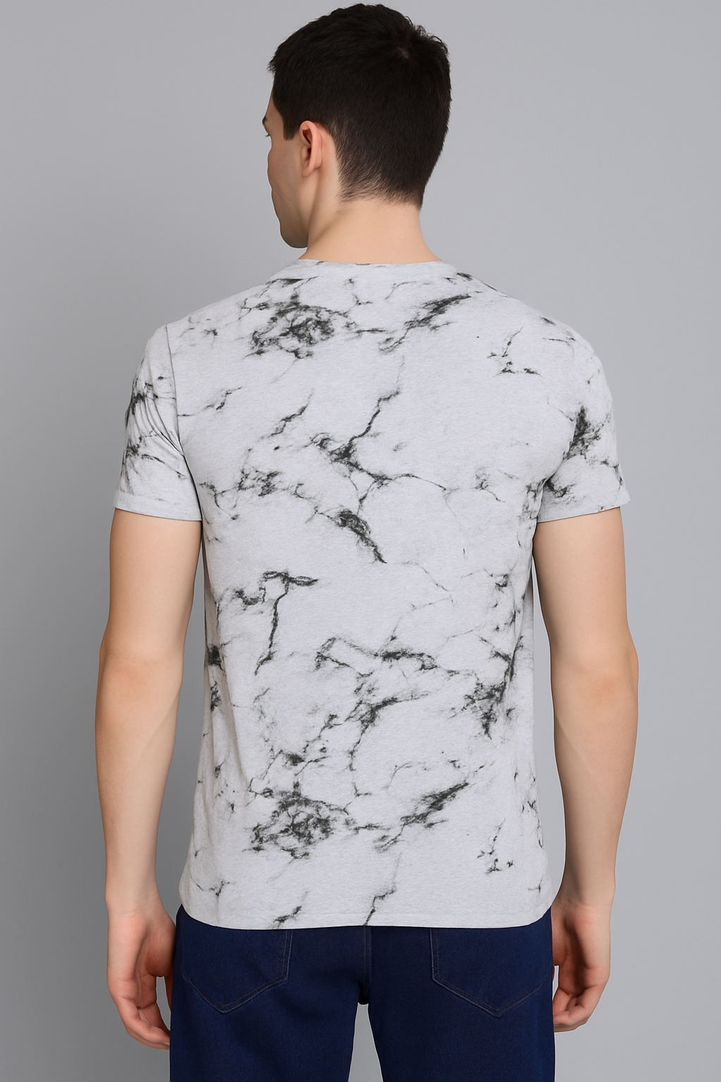 2-Pack Men's 3D Realistic Lion Graphic T-Shirts 2-Pack ( Black-Grey)