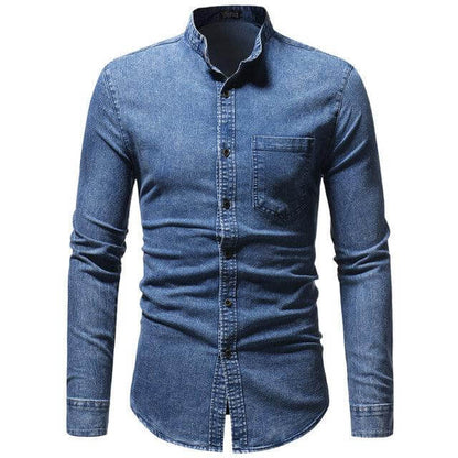 UD FABRIC Denim Casual Shirt for Men's - Black - UD FABRIC - Your Style our Design