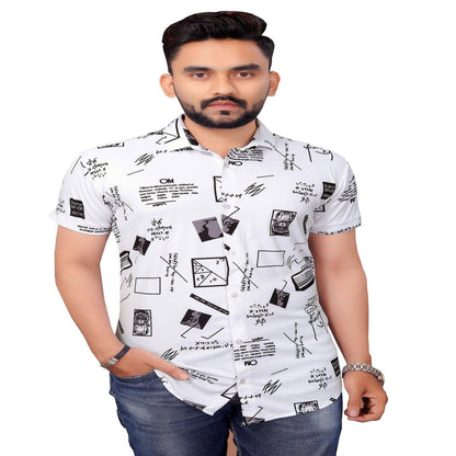 Ud Fabric Stylish Short Sleeve Shirt for Men - Black - UD FABRIC - Your Style our Design