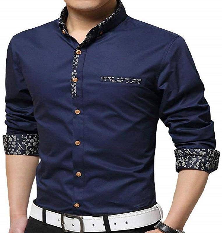 UD FABRIC Men Casual Slim Fit Shirt - Maroon - UD FABRIC - Your Style our Design