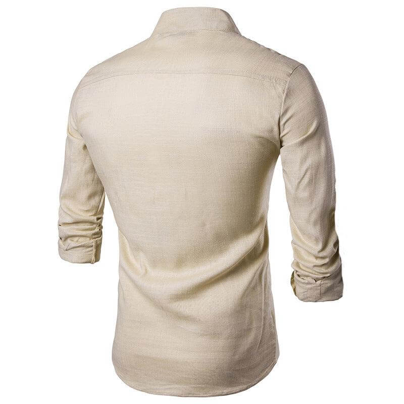 UDFABRIC Plain Short Kurta For Men's - Cream - UD FABRIC - Your Style our Design