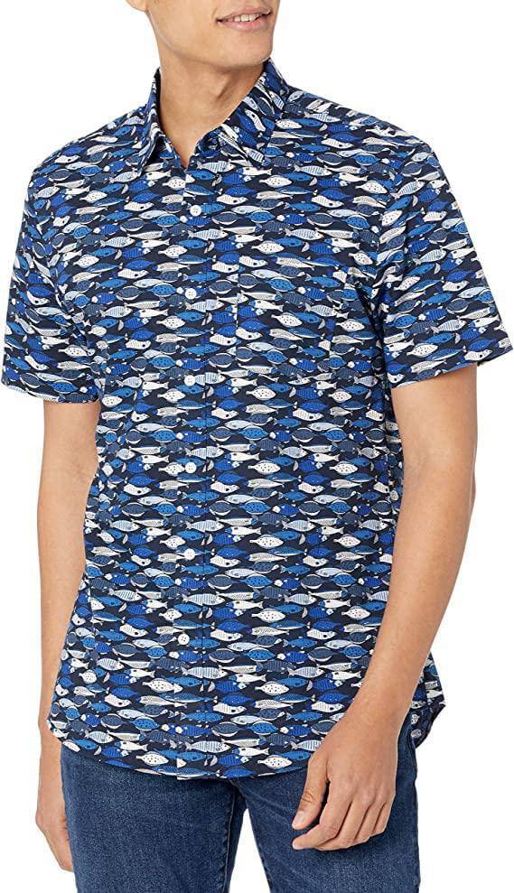 Men's Hawaii Shirt Funky Casual Short Sleeves Vacation Style Hawaiian Shirts - UD FABRIC - Your Style our Design