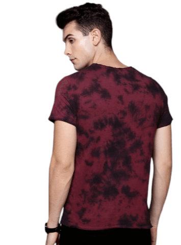 Pack of - 2 Men Short Sleeve Printed T-Shirt - Marron-Grey - UD FABRIC - Your Style our Design